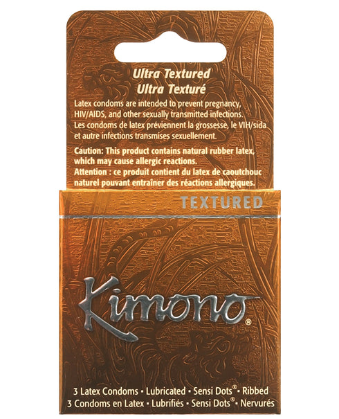 Kimono MicroThin Textured Ribbed + Sensi-Dots Box 3