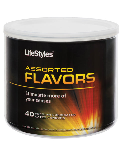 LifeStyles Assorted Flavors Bowl of 40