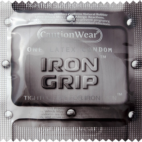 Caution Wear Iron Grip natural rubber condoms ️ WorldCondoms
