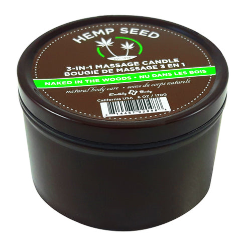 Earthly Body 3-in-1 Massage Candle Naked in the Woods 170g