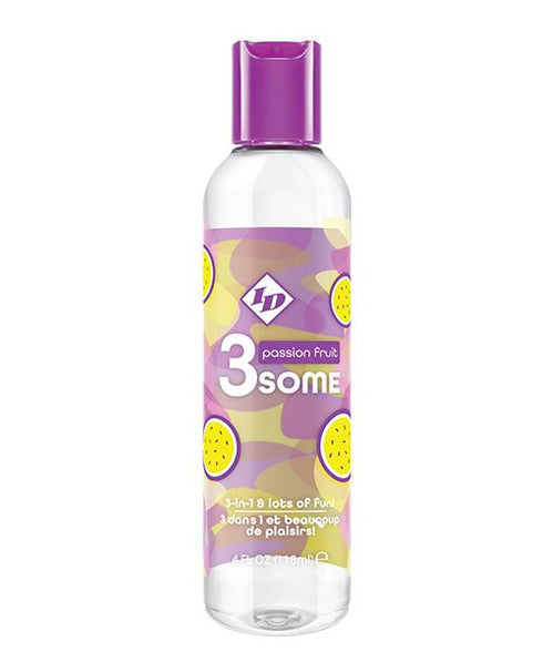 ID 3some 3 in 1 Lubricant Passion Fruit 4fl. oz