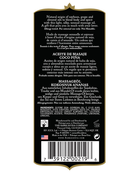 Kama Sutra Naturals Aceite Coco Piña