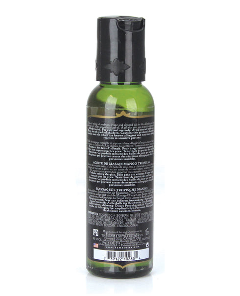 Aceite Kama Sutra Naturals Mango Tropical 2 fl oz