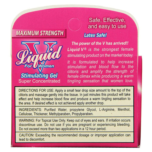 Liquid V Female Stimulating Gel 3 x 3.3 ml
