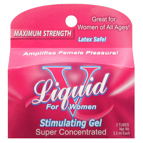 Liquid V Female Stimulating Gel 3 x 3.3 ml