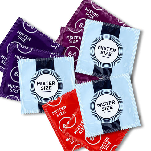 Mister Size Large Condoms Sampler 3 Boxes x 3