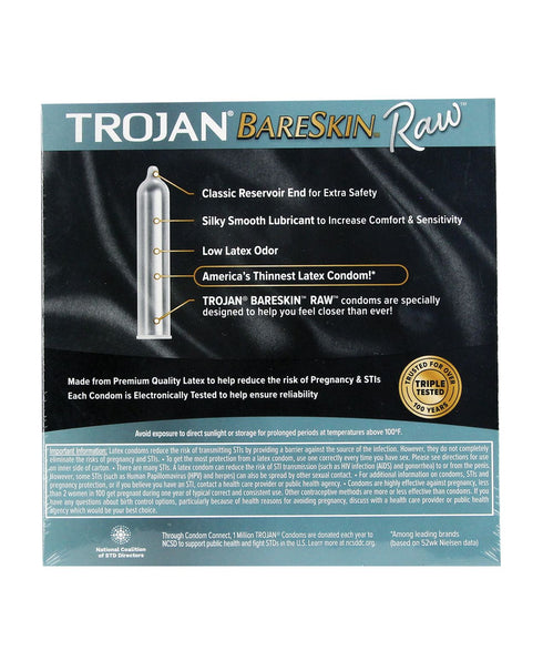 Trojan BareSkin Raw Box 24
