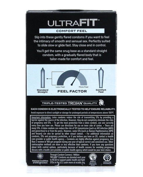 Trojan Ultrafit Comfort Feel Box 10