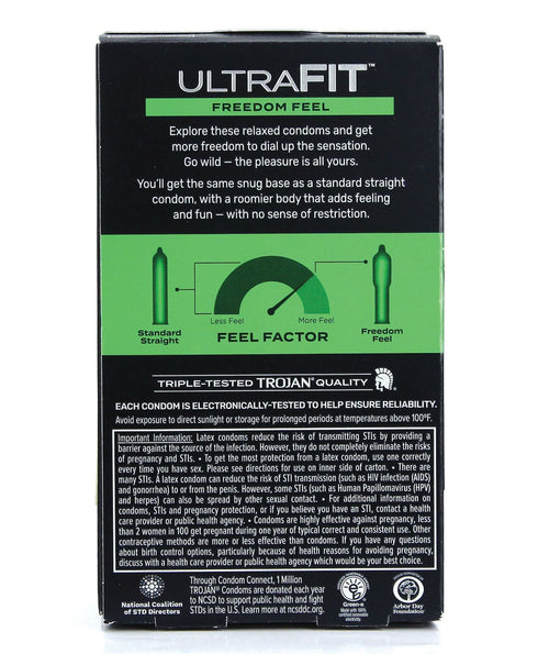 Trojan Ultrafit Freedom Feel Box 10