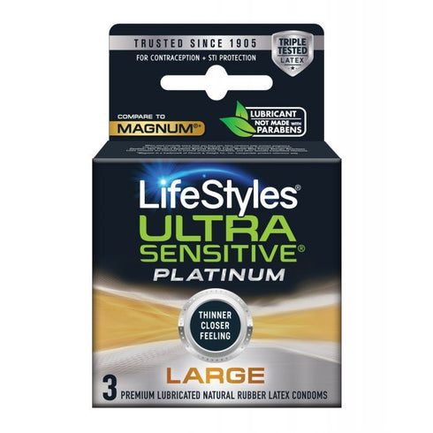 LifeStyles Ultra Sensitive Platinum Large Box 3