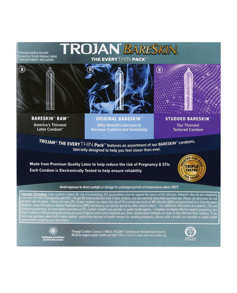 Trojan BareSkin EveryTHIN Box 24