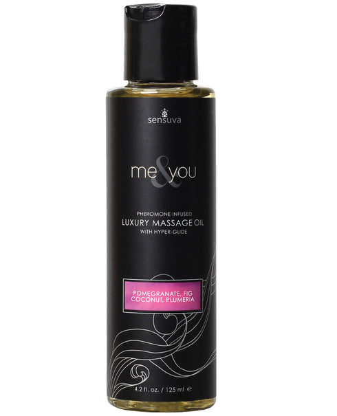 Sensuva ME & YOU Aceite de Masaje Granada Higo y Coco Plumeria