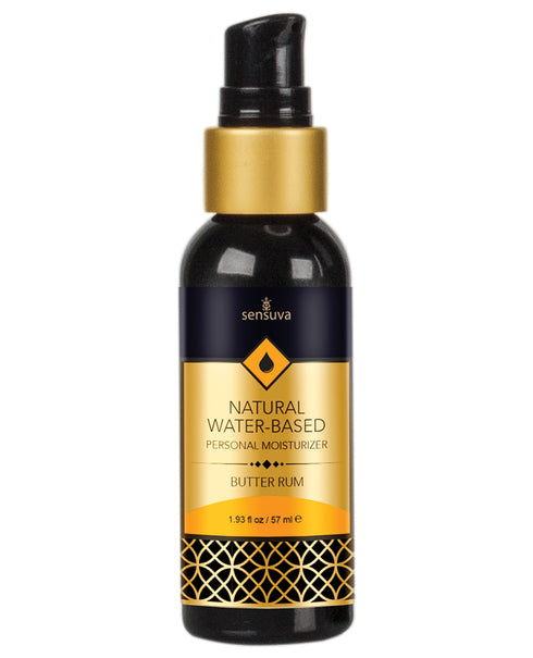 Ron de mantequilla humectante a base de agua natural Sensuva