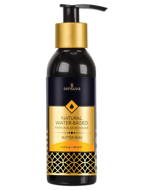 Ron de mantequilla humectante a base de agua natural Sensuva