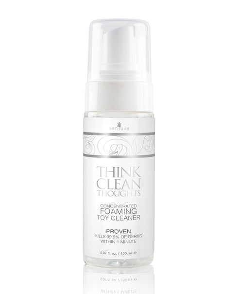 Sensuva Think Clean Thoughts Limpiador de juguetes espumosos 5.07 fl oz