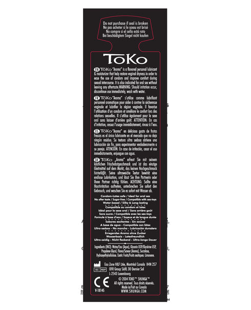 Shunga Toko Aroma Lubricante Lustful Litchee 5.5 fl oz