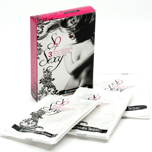 Caja de condones femeninos tan sexy 3