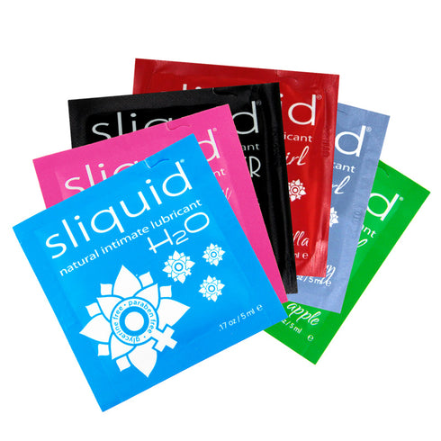Sliquid Naturals Lube Cube Almohada Pack 12