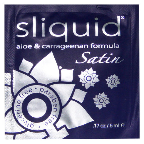 Sliquid Satin Lube Cube Almohada Pack 12