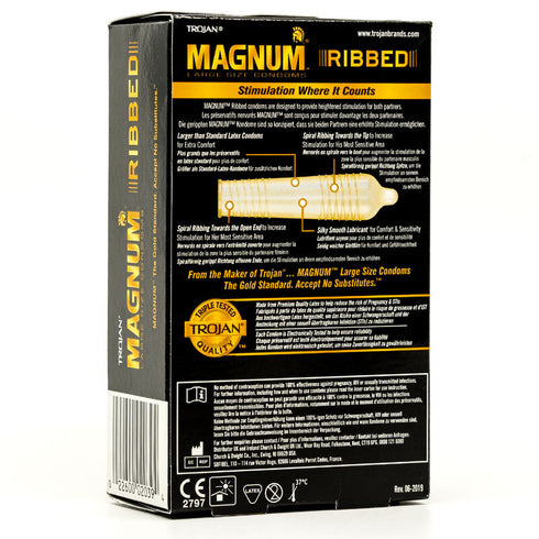 Trojan Magnum Estriado Caja 12