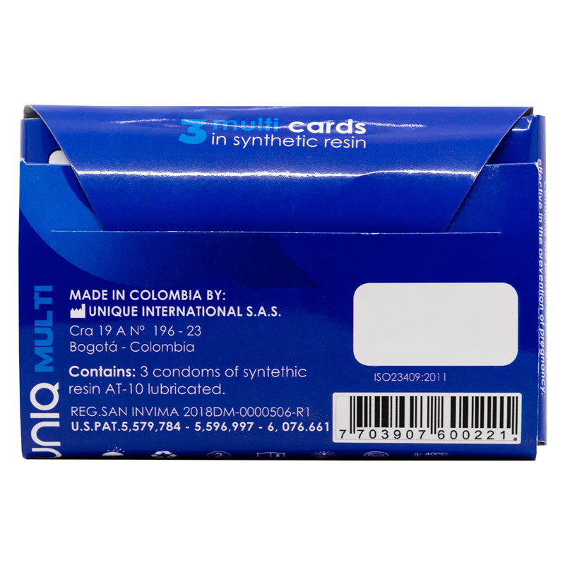 Extra thin Uniq Multi Non Latex condoms ️ WorldCondoms