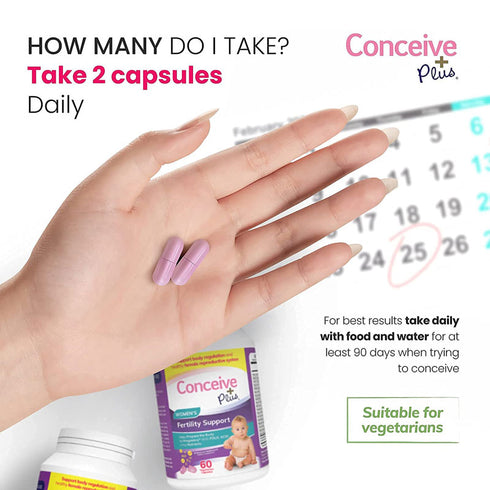 Sasmar Conceive Plus Women's Fertility Support 60 caps