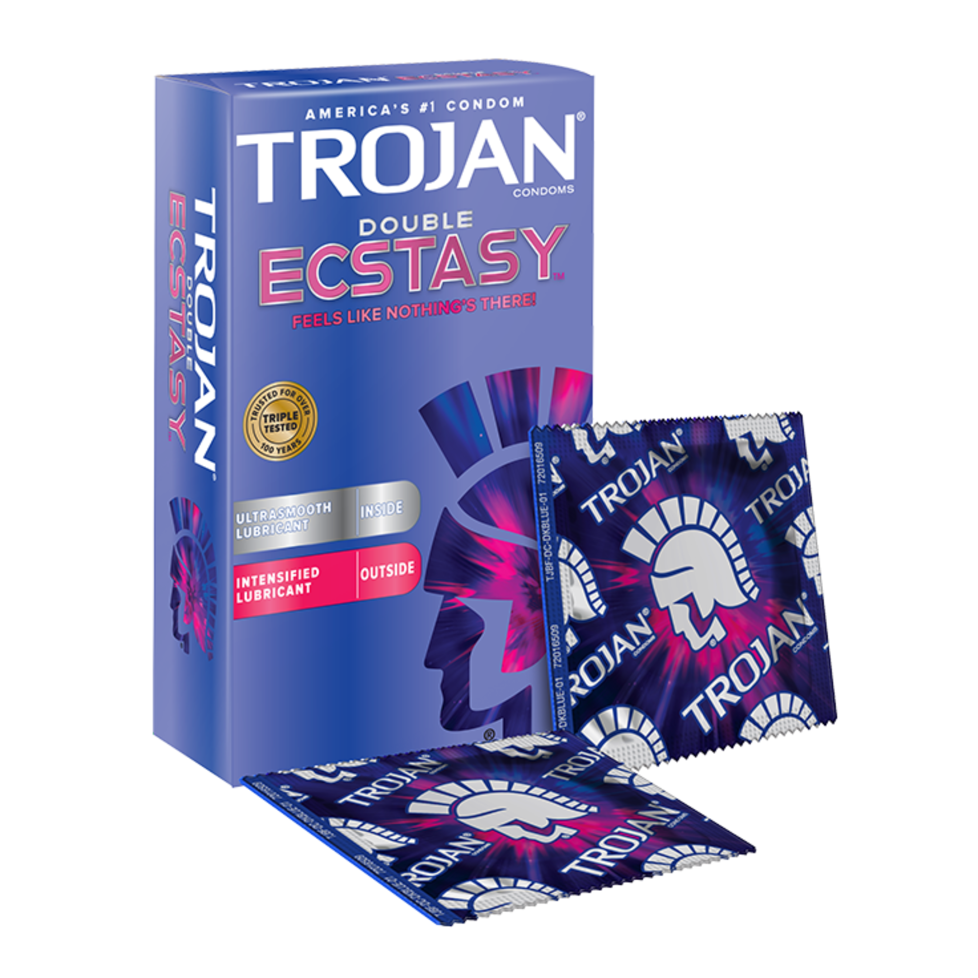 Trojan Double Ecstasy Paquete de 10 Imagen secundaria del producto