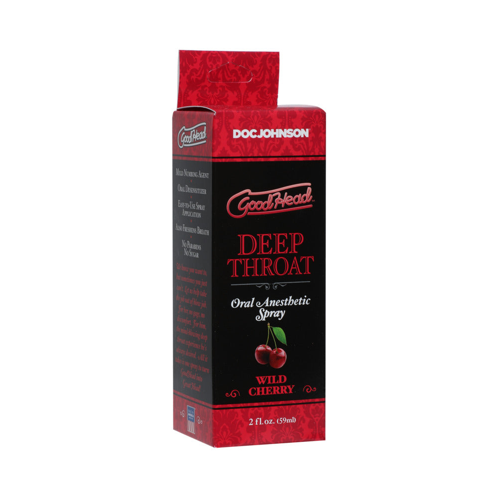 GoodHead Deep Throat Spray Wild Cherry 2 fl oz