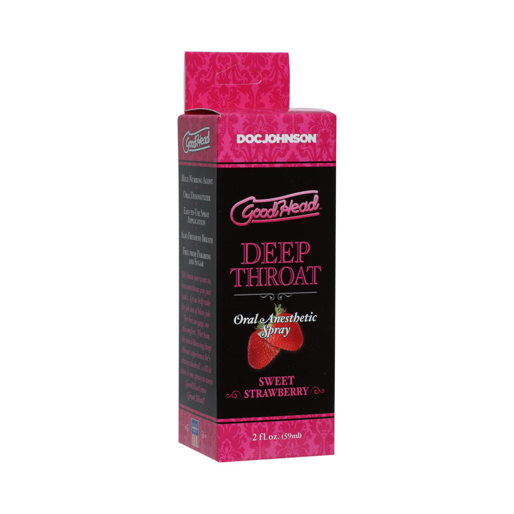 GoodHead Deep Throat Spray Sweet Strawberry 2 fl oz Main image