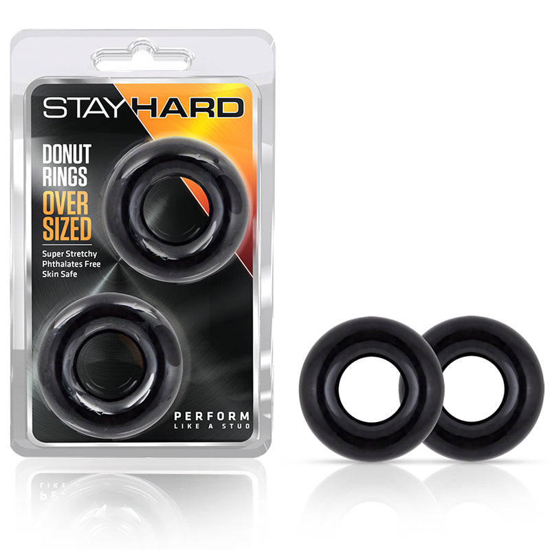 Blush Stay Hard Donut Rings Oversized C-Ring 2-Pack | WorldCondoms