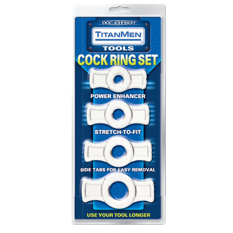 TitanMen C-Ring 4-Pack Set | WorldCondoms