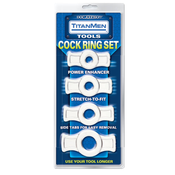 TitanMen C-Ring 4-Pack Set | WorldCondoms