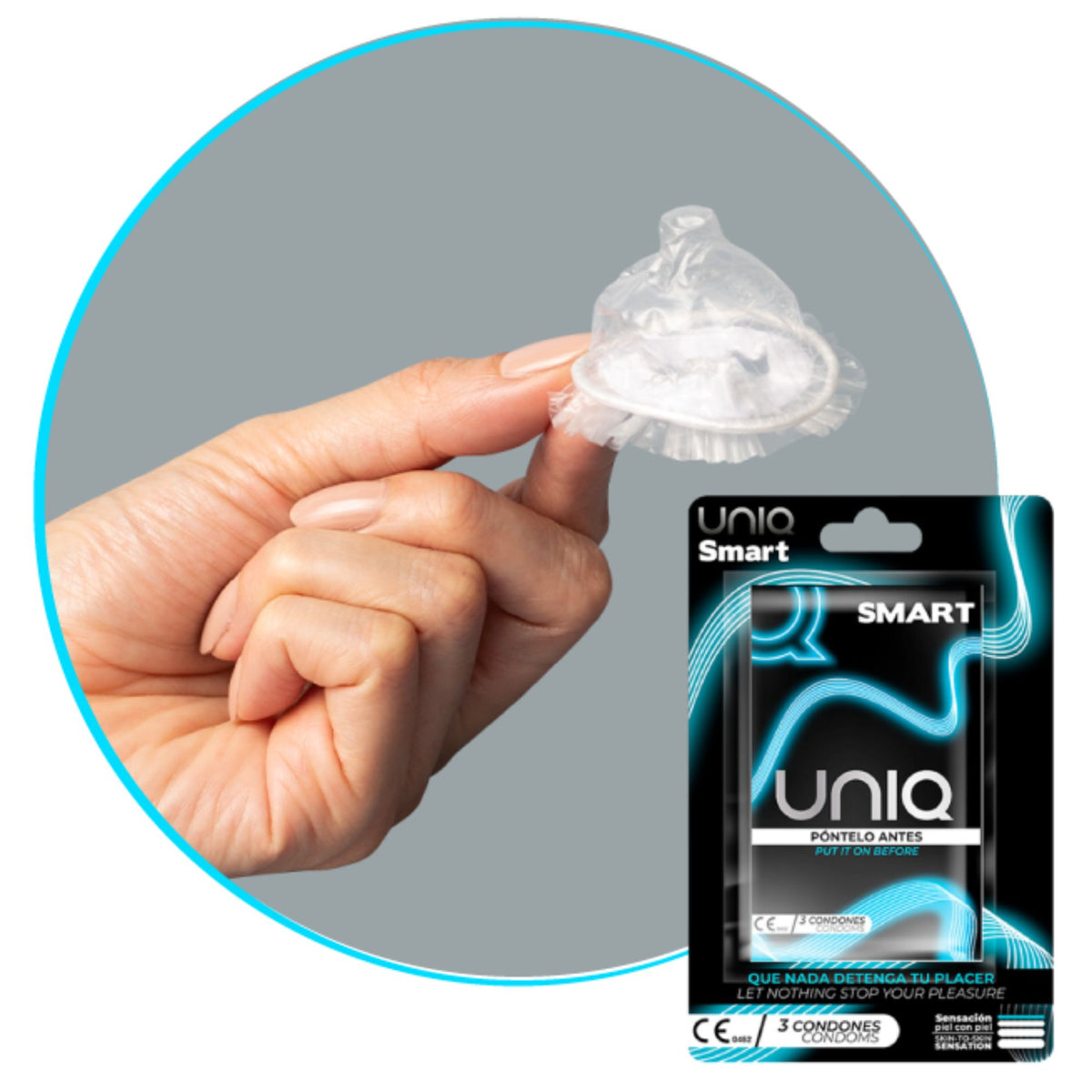 Uniq Smart Condoms 3 Pack