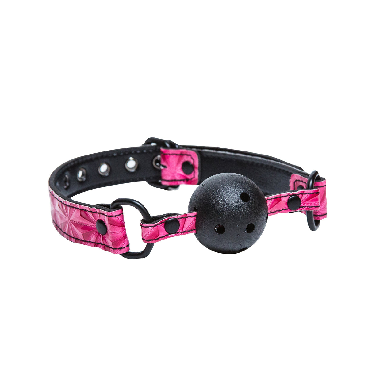 Sinful Vinyl Ball Gag Pink | WorldCondoms
