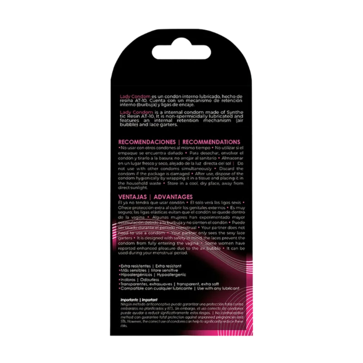 Uniq Lady Female Condoms 3 Pack
