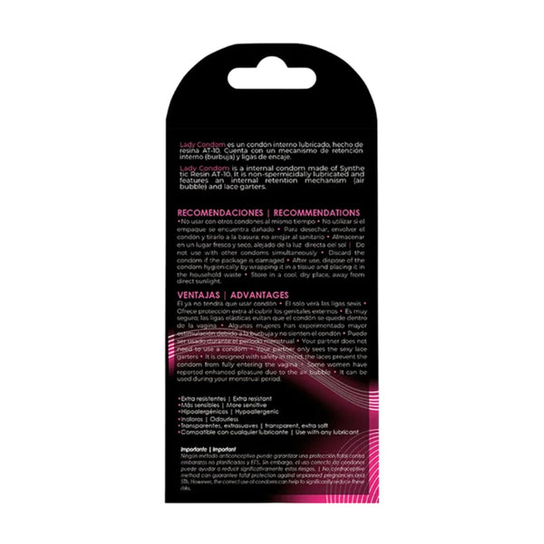 Uniq Lady Female Condoms 3 Pack