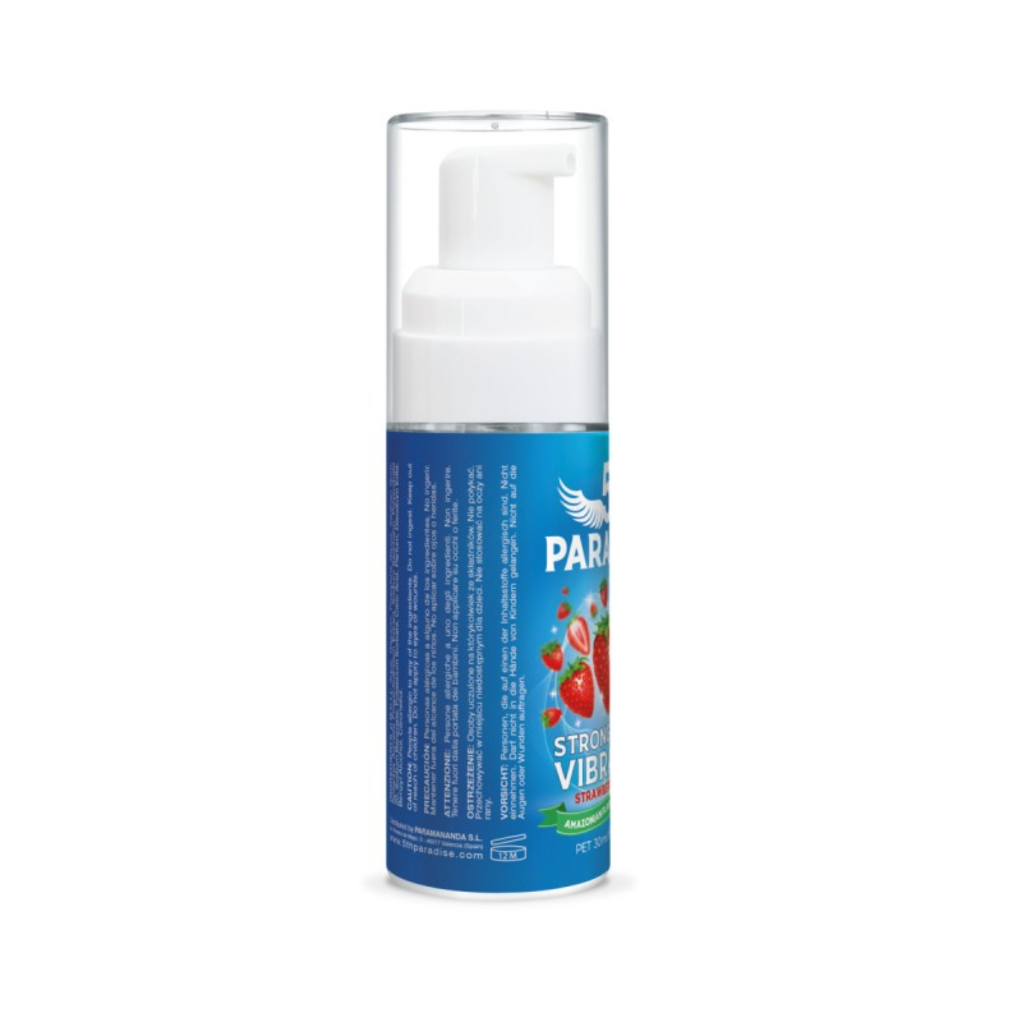 5th Paradise Strong Liquid Vibrator Strawberry 1 fl oz Secondary image