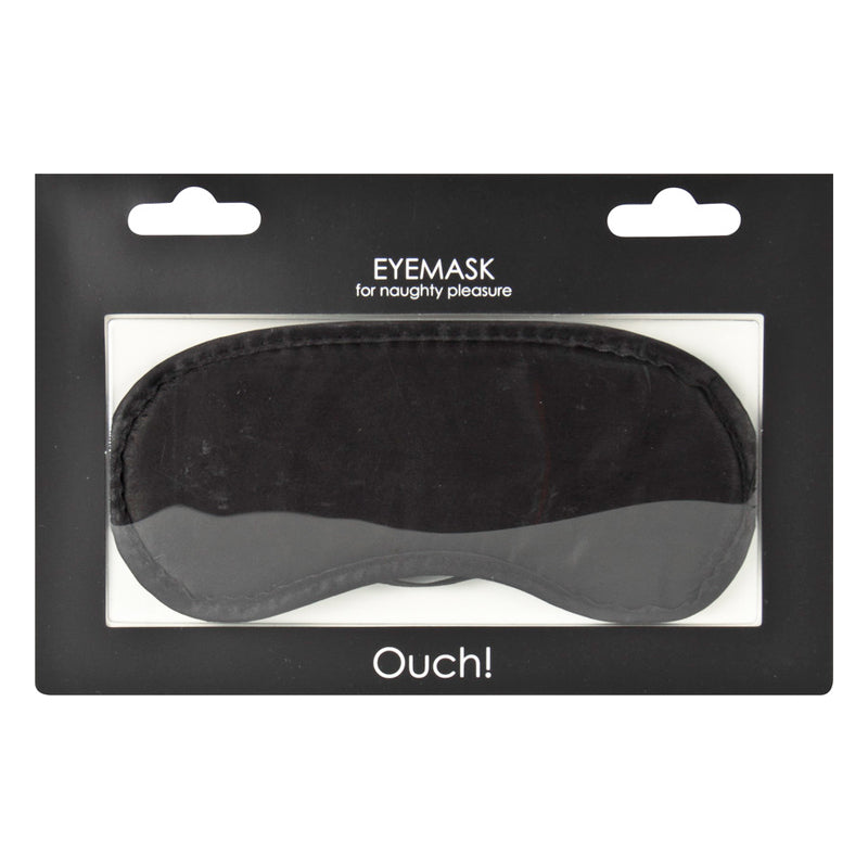 Ouch! Eye Mask Blindfold Black | WorldCondoms