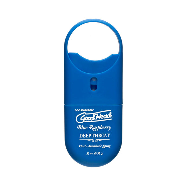 GoodHead Deep Throat Spray To-Go Blue Raspberry 0.33 fl oz