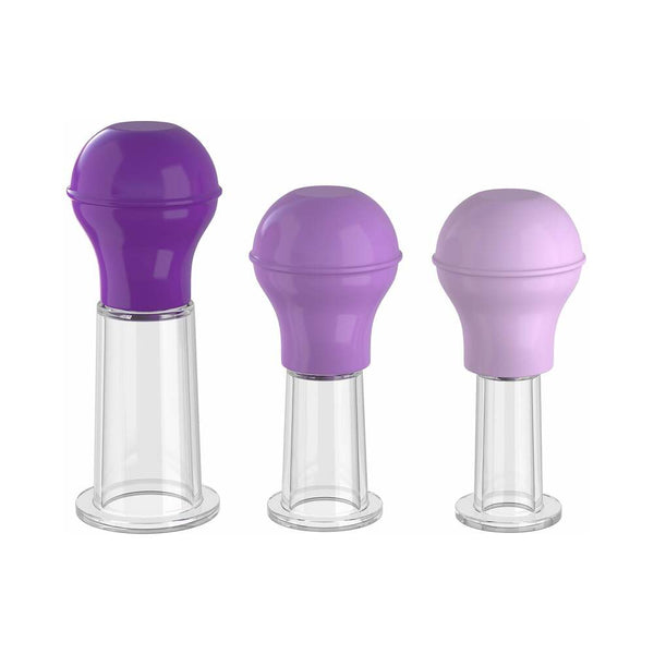 Pipedream For Her Nipple Enhancer 3-Pack Purple | WorldCondoms