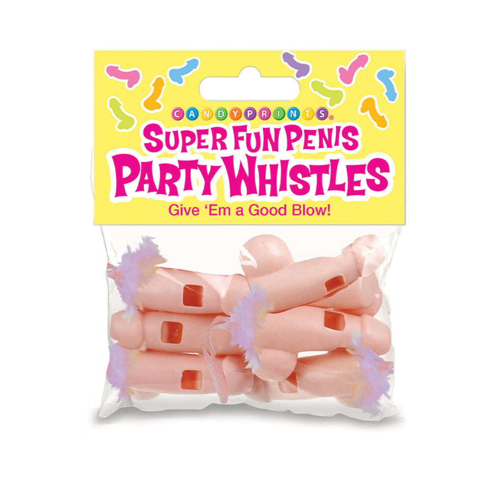 Super Fun Penis Party Whistles 6-Pack | WorldCondoms