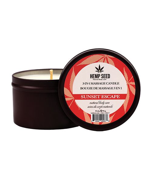 Earthly Body 3 IN 1 Massage Candle Sunset Escape 170g Main image
