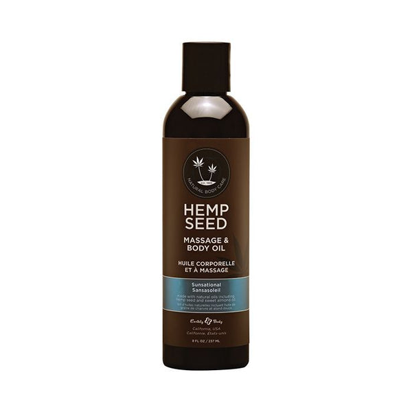 Earthly Body Massage & Body Oil Sunsational 8 fl oz