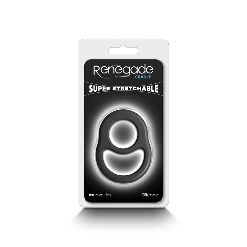Renegade Cradle C-Ring Black | WorldCondoms