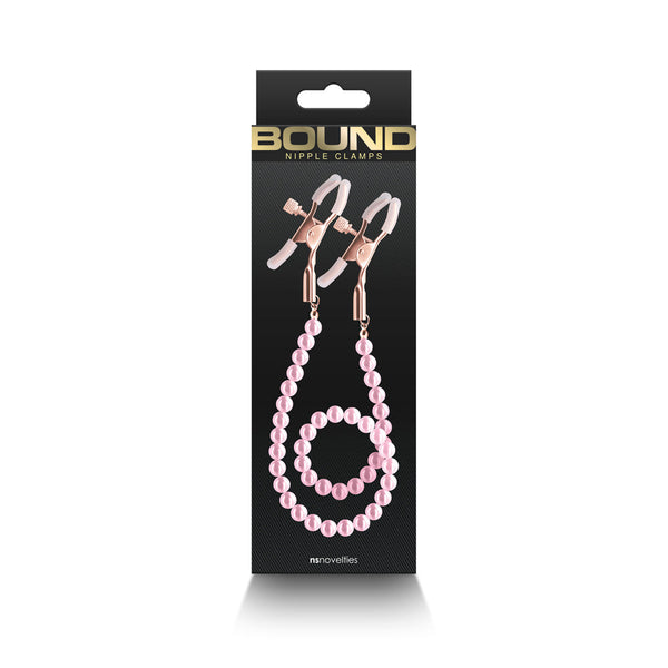 Bound Nipple Clamps Pink | WorldCondoms