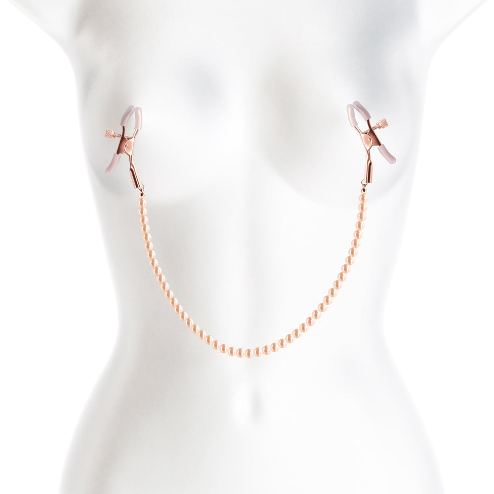 Bound Nipple Clamps Rose Gold | WorldCondoms