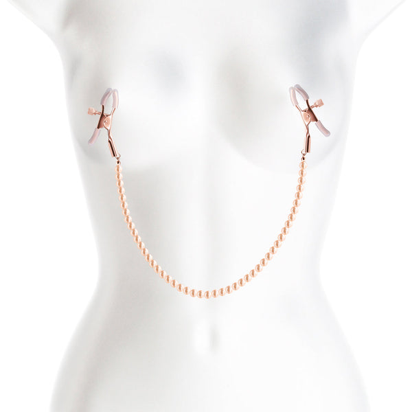 Bound Nipple Clamps Rose Gold | WorldCondoms