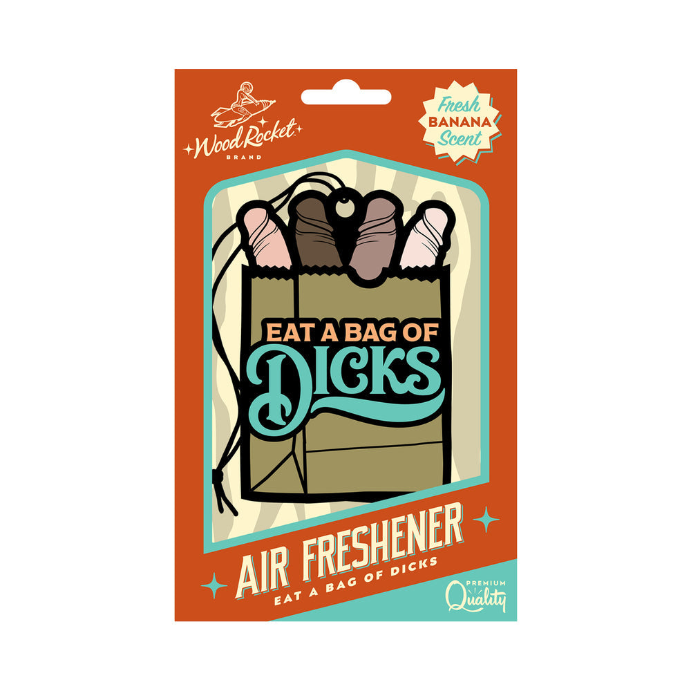Wood Rocket Air Freshener Bag of Dicks | WorldCondoms Main image
