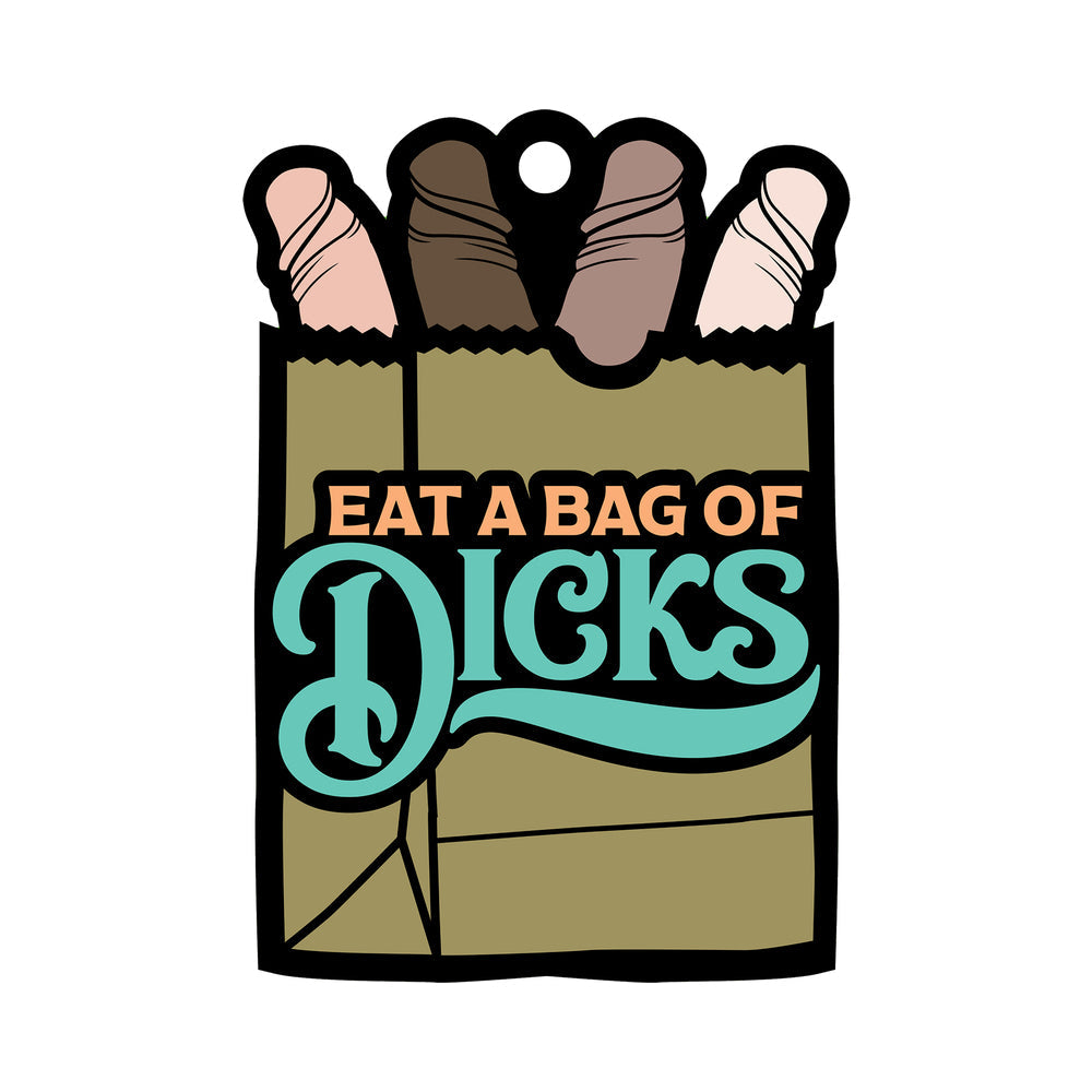 Wood Rocket Air Freshener Bag of Dicks | WorldCondoms
