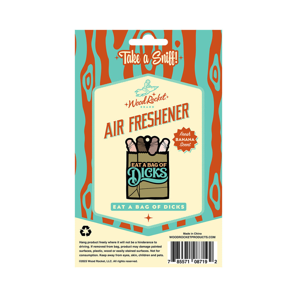 Wood Rocket Air Freshener Bag of Dicks | WorldCondoms
